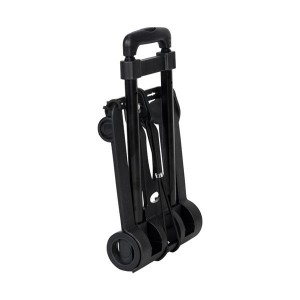 Portable Mini Folding Luggage Cart Black