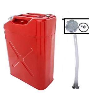 [US-W]20L US Standard Cold-rolled Plate Petrol Diesel Can Gasoline Bucket with Oil Pipe Army Green