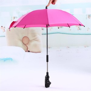 Baby Stroller Wheelchair Pushchair Pram UV Rays Sun Rain Parasol Umbrella + Clip