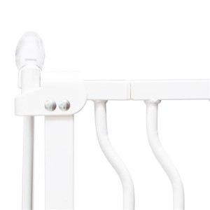 A Style White Child Safety Gate (43.75 x 47.6 x 31.5)”with 36CM Extension