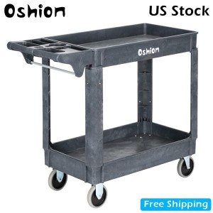 Oshion SC252-S2 Small Two-Layer Plastic Trolley