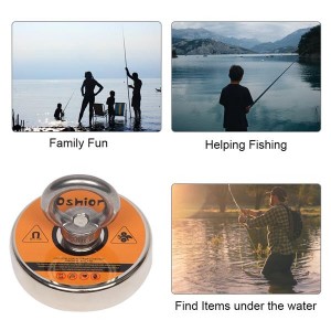 Magnet Fishing Kit with Strong Magnet for Pulling 550 lbs, Rope, Gloves, Threadlocker Glue | Fishing Magnets with Rope for Underwater Treasure Hunting and Retrieving Objects